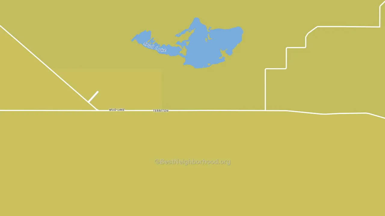 Terreton, ID block-group voter-turnout map