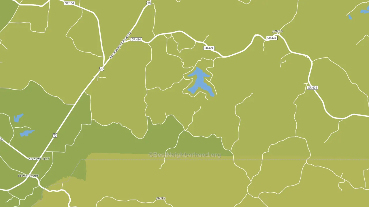 Terry, TN block-group voter-turnout map