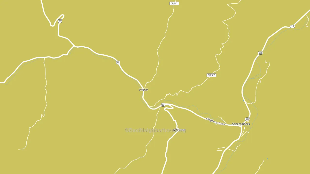 Teterton, WV block-group voter-turnout map