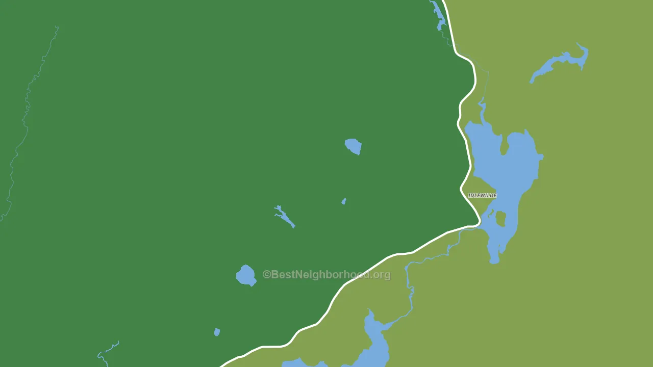 The Glen, NH block-group voter-turnout map