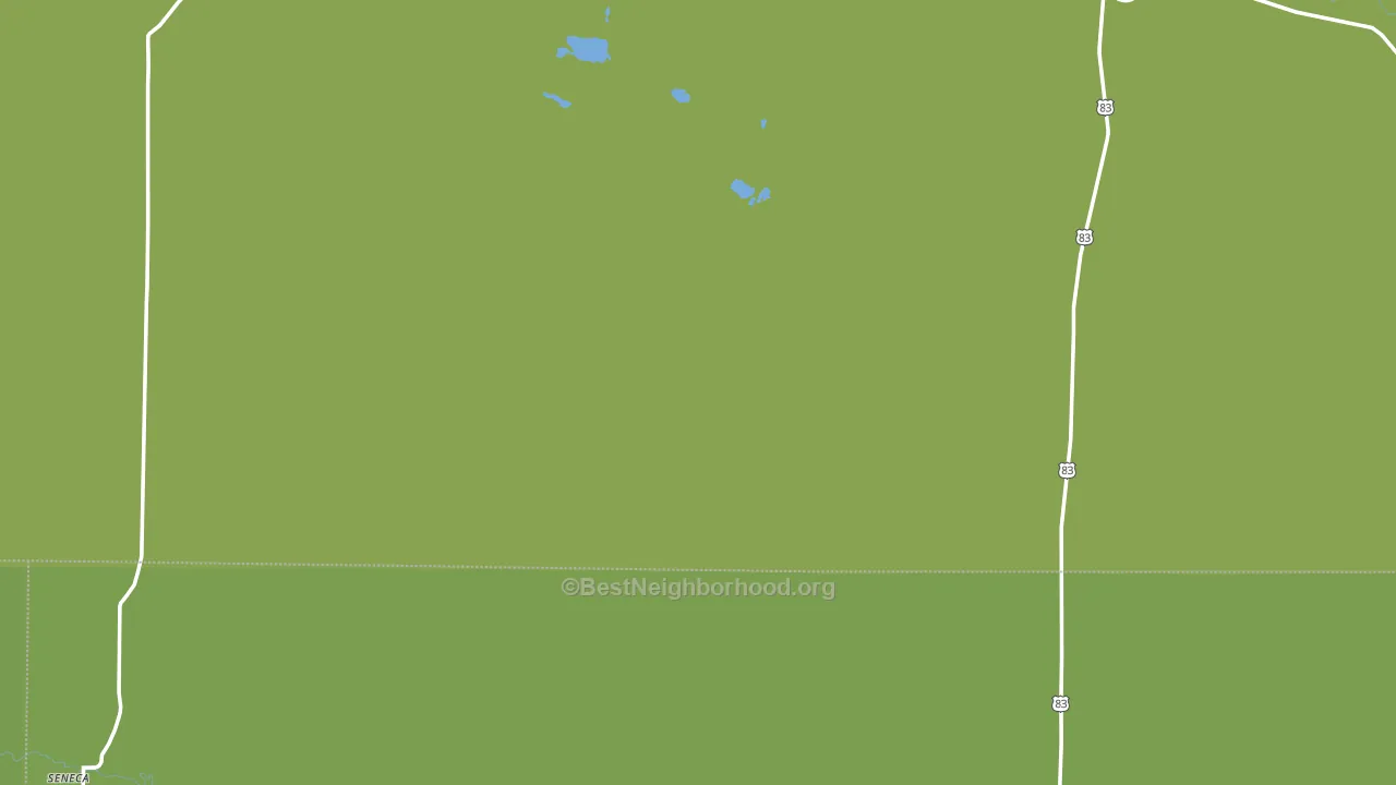 Thedford, NE block-group voter-turnout map