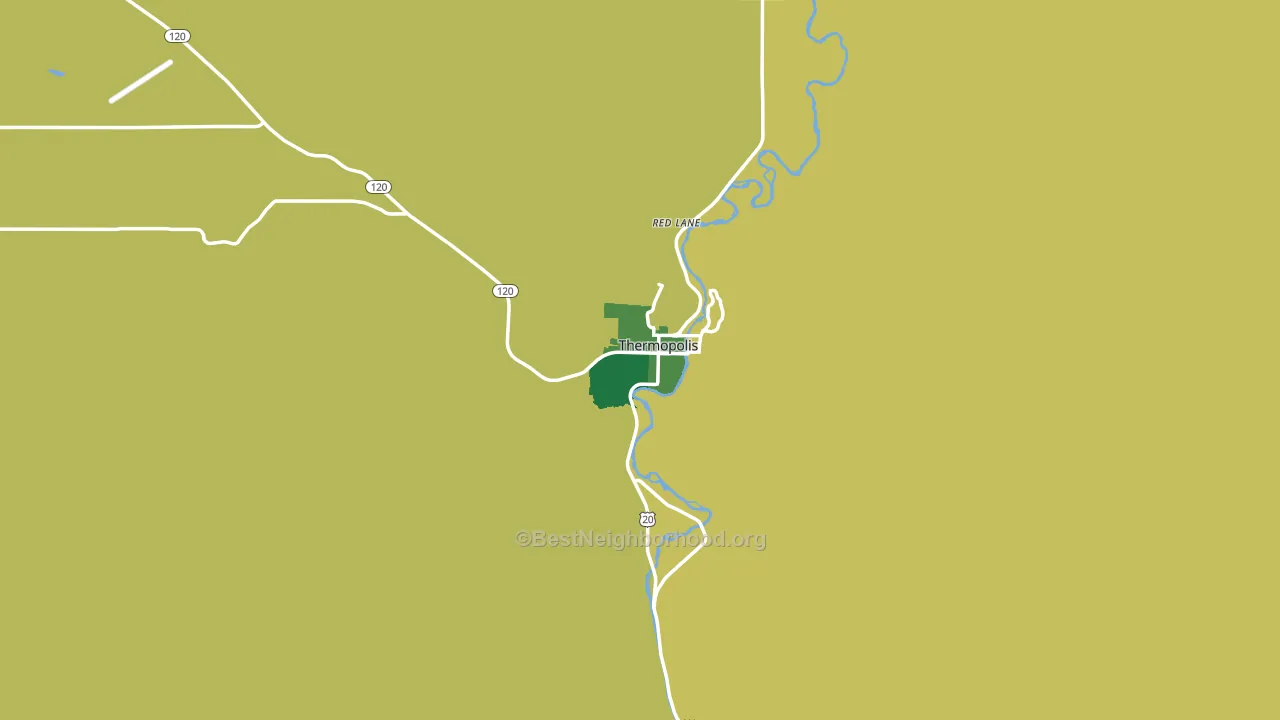 Thermopolis, WY block-group voter-turnout map
