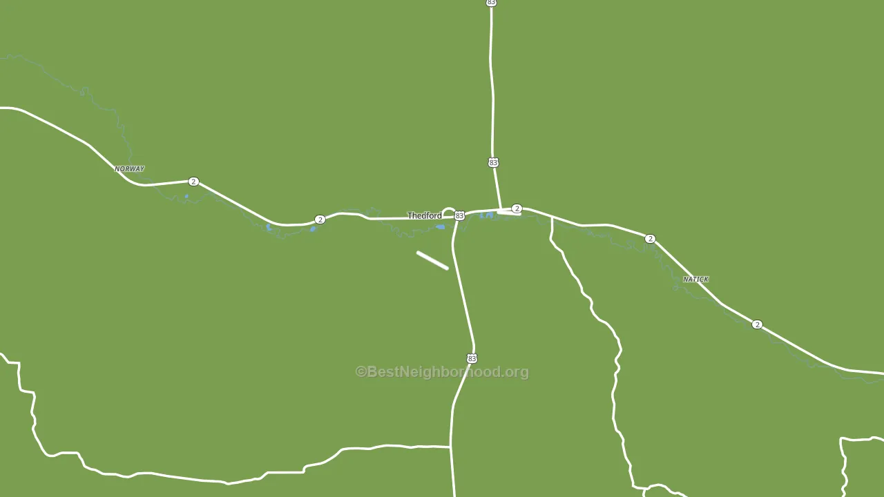 Thomas County, NE block-group voter-turnout map