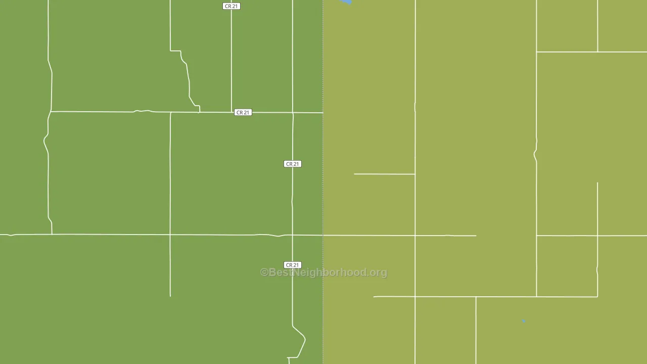 Thunder Hawk, SD block-group voter-turnout map