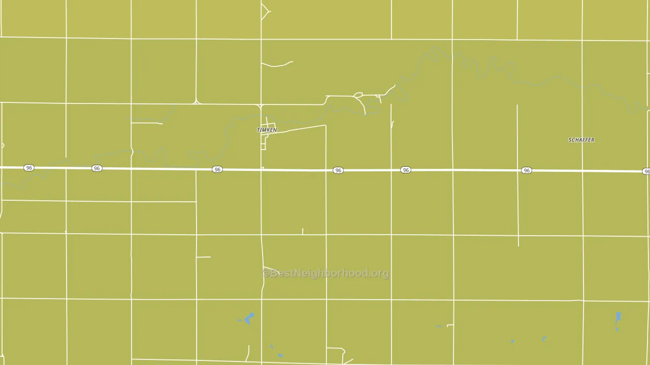 Timken, KS block-group voter-turnout map