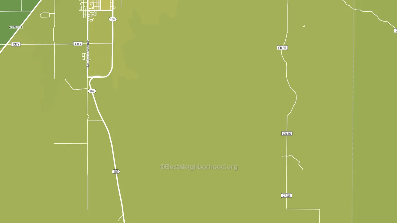 Timpas, CO block-group voter-turnout map