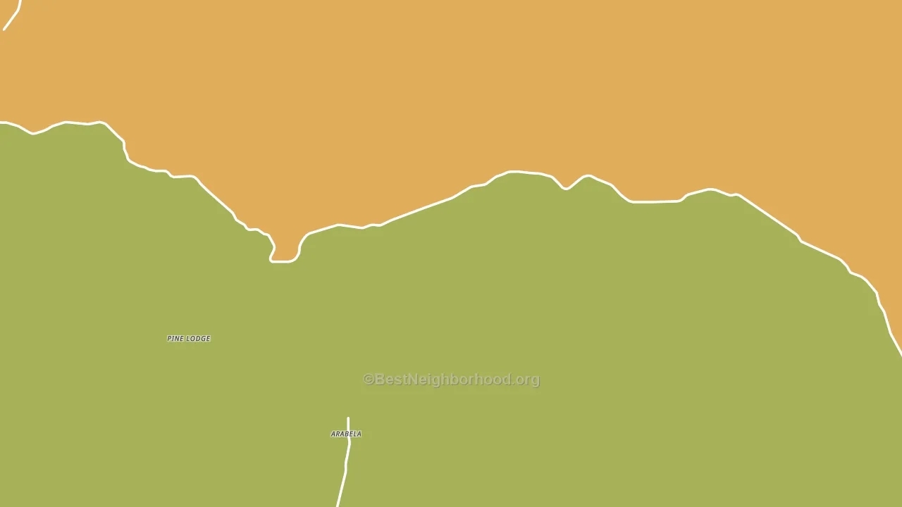Tinnie, NM block-group voter-turnout map