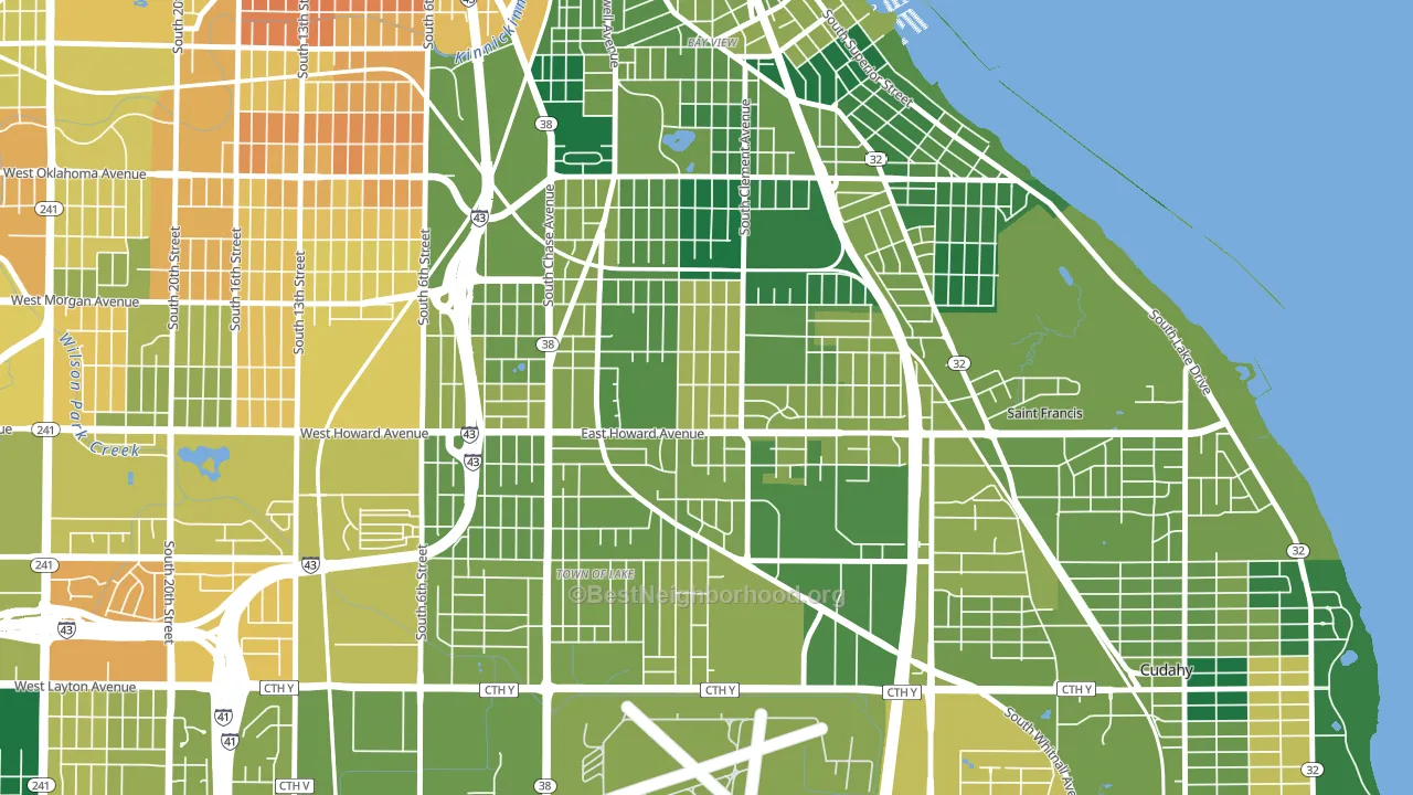 Tippecanoe, Milwaukee, WI block-group voter-turnout map