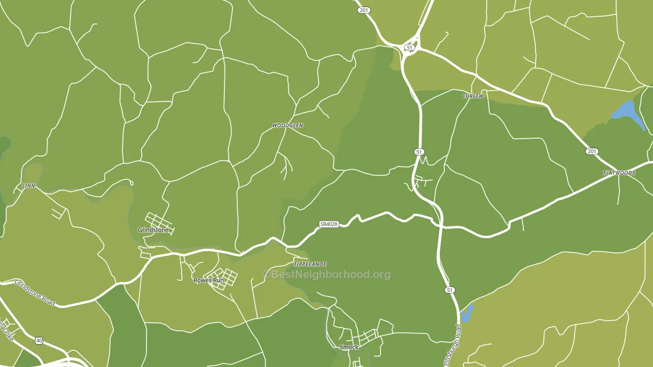 Tippecanoe, PA block-group voter-turnout map