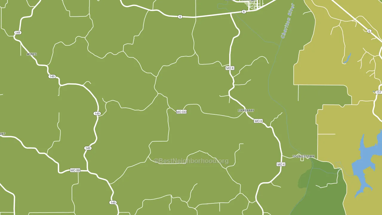 Tipperary, MO block-group voter-turnout map