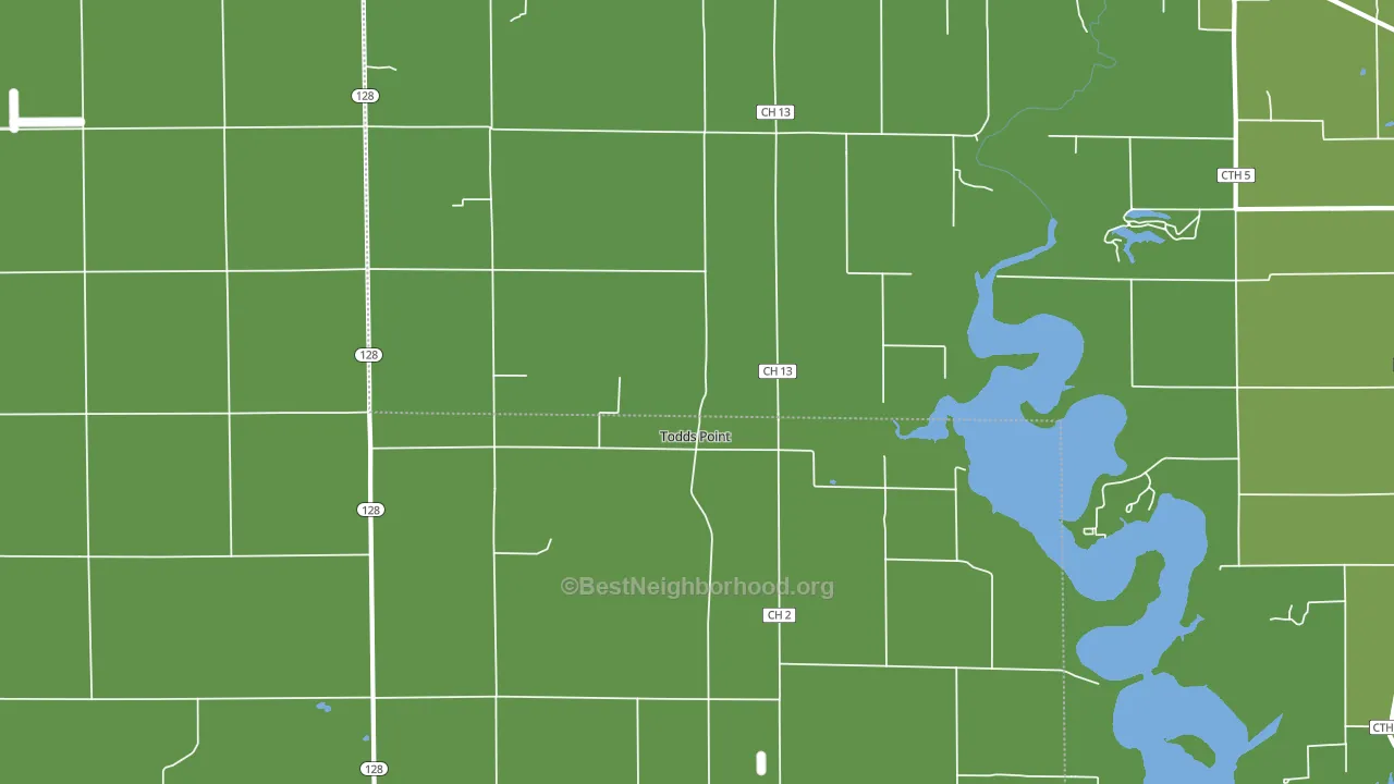 Todds Point, IL block-group voter-turnout map