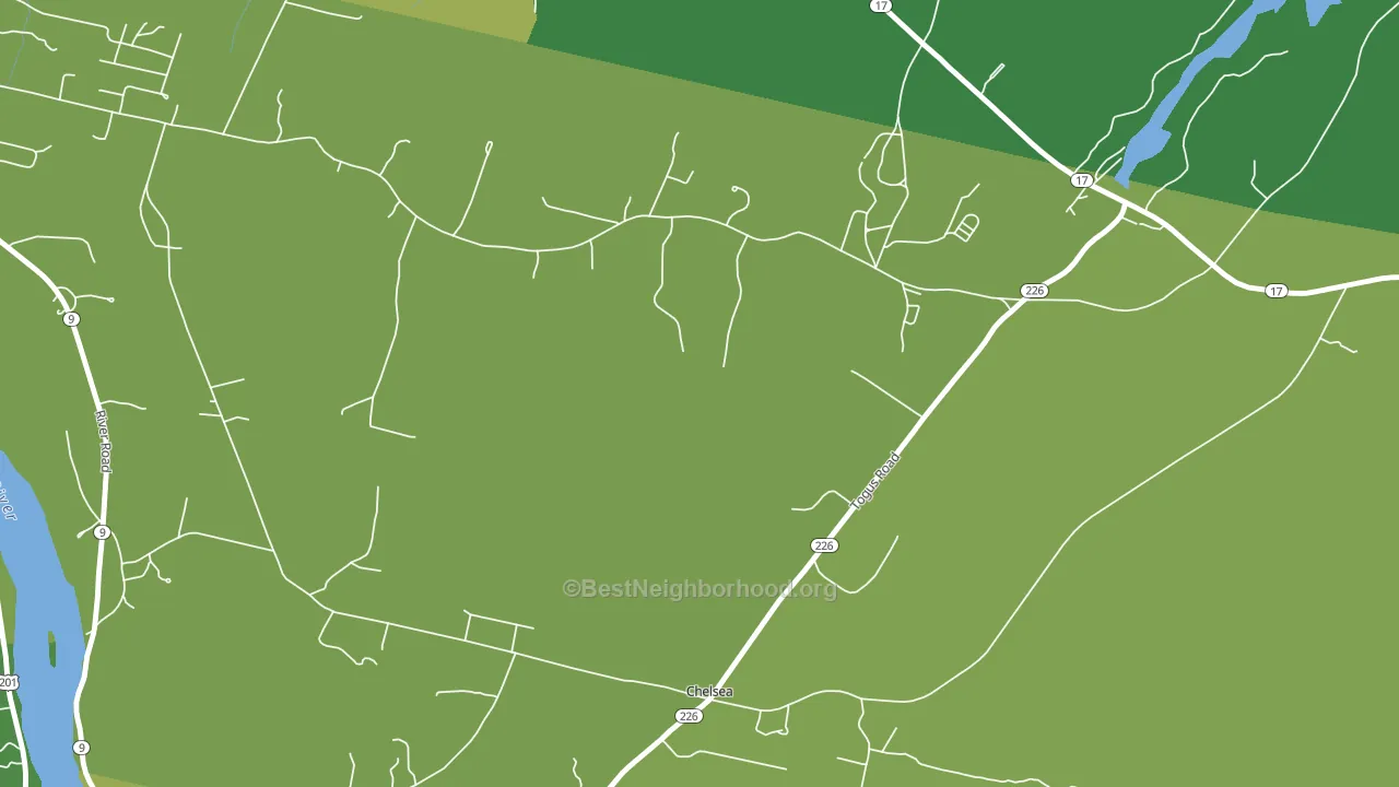 Togus, ME block-group voter-turnout map
