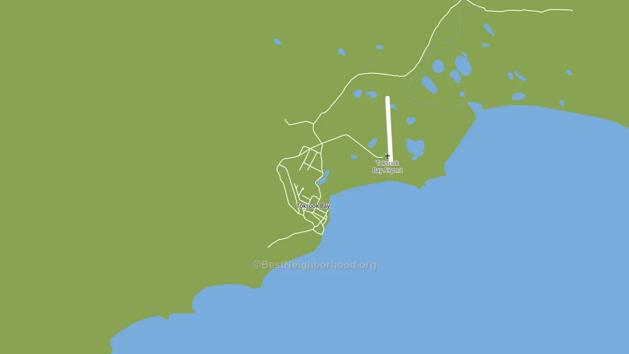 Toksook Bay, AK block-group voter-turnout map