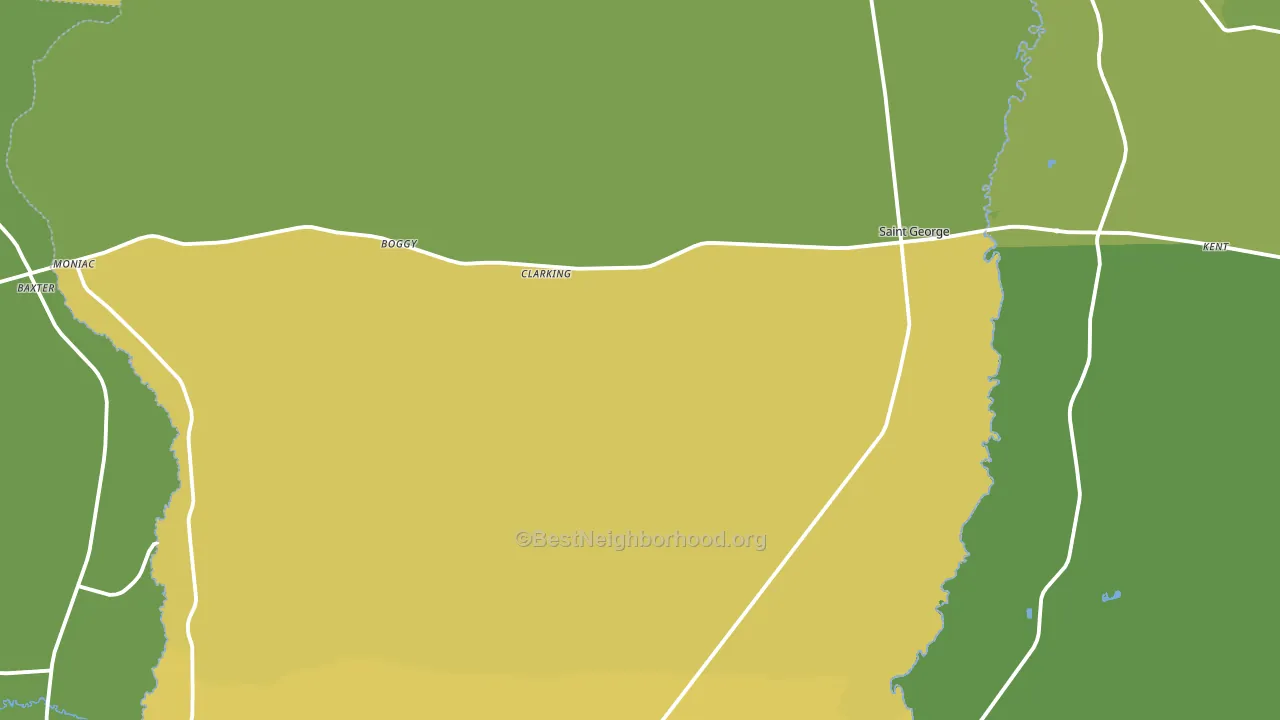 Toledo, GA block-group voter-turnout map