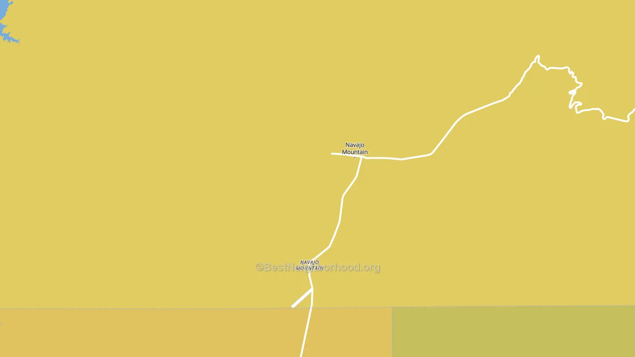 Tonalea, UT block-group voter-turnout map