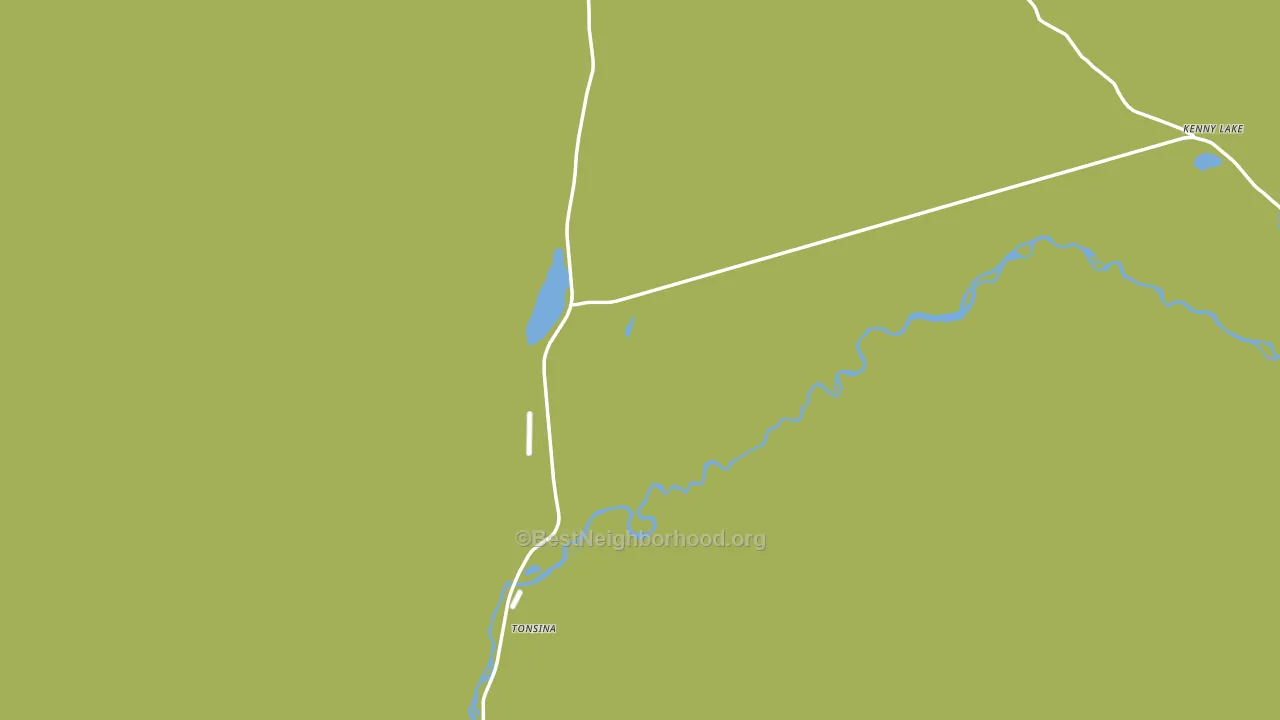 Tonsina, AK block-group voter-turnout map