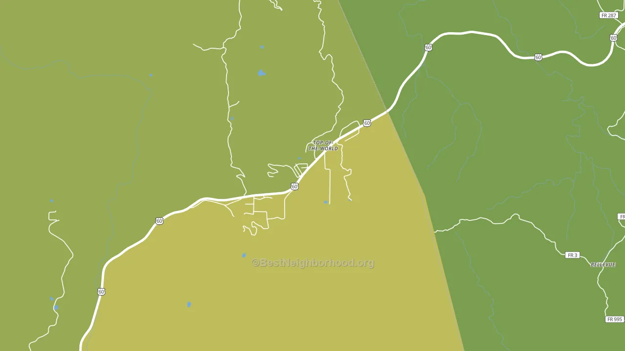 Top-of-the-World, AZ block-group voter-turnout map