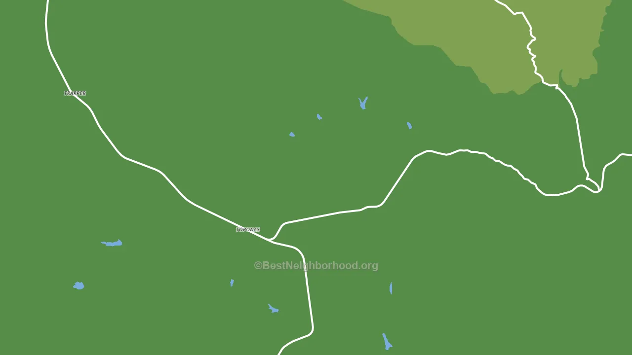 Toponas, CO block-group voter-turnout map
