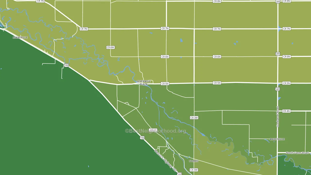 Torres, CO block-group voter-turnout map