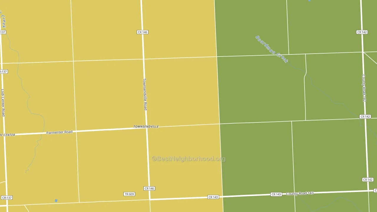 Townsendville, NY block-group voter-turnout map