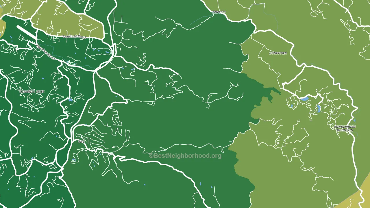 Triplett, NC block-group voter-turnout map