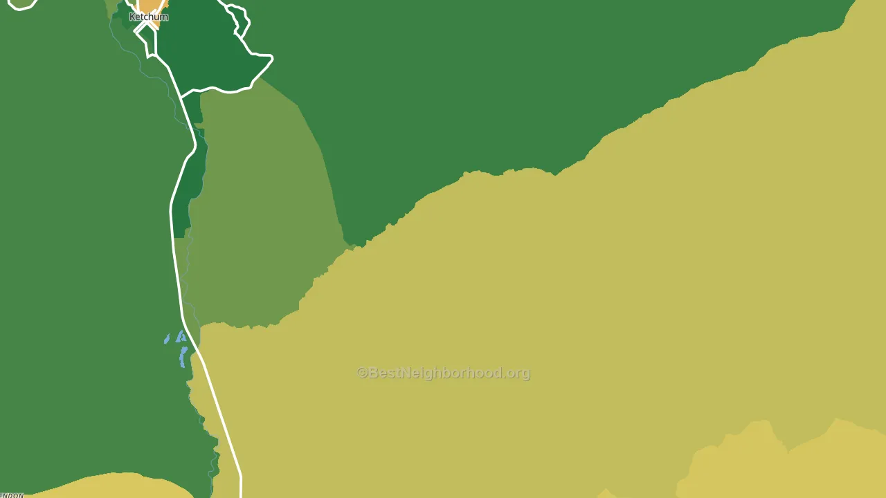 Triumph, ID block-group voter-turnout map