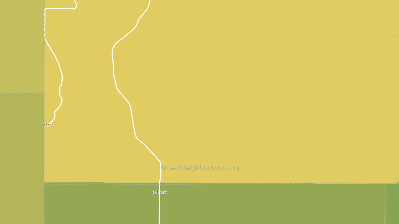 Trotters, ND block-group voter-turnout map