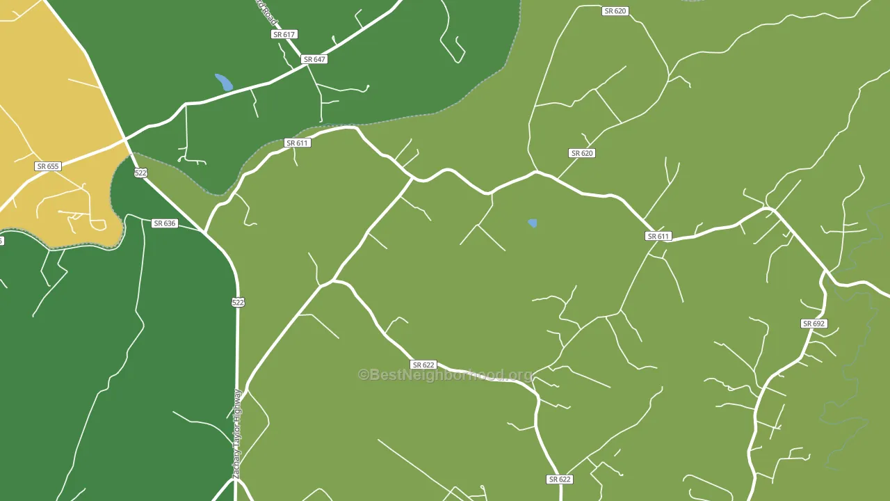 Trueblue, VA block-group voter-turnout map