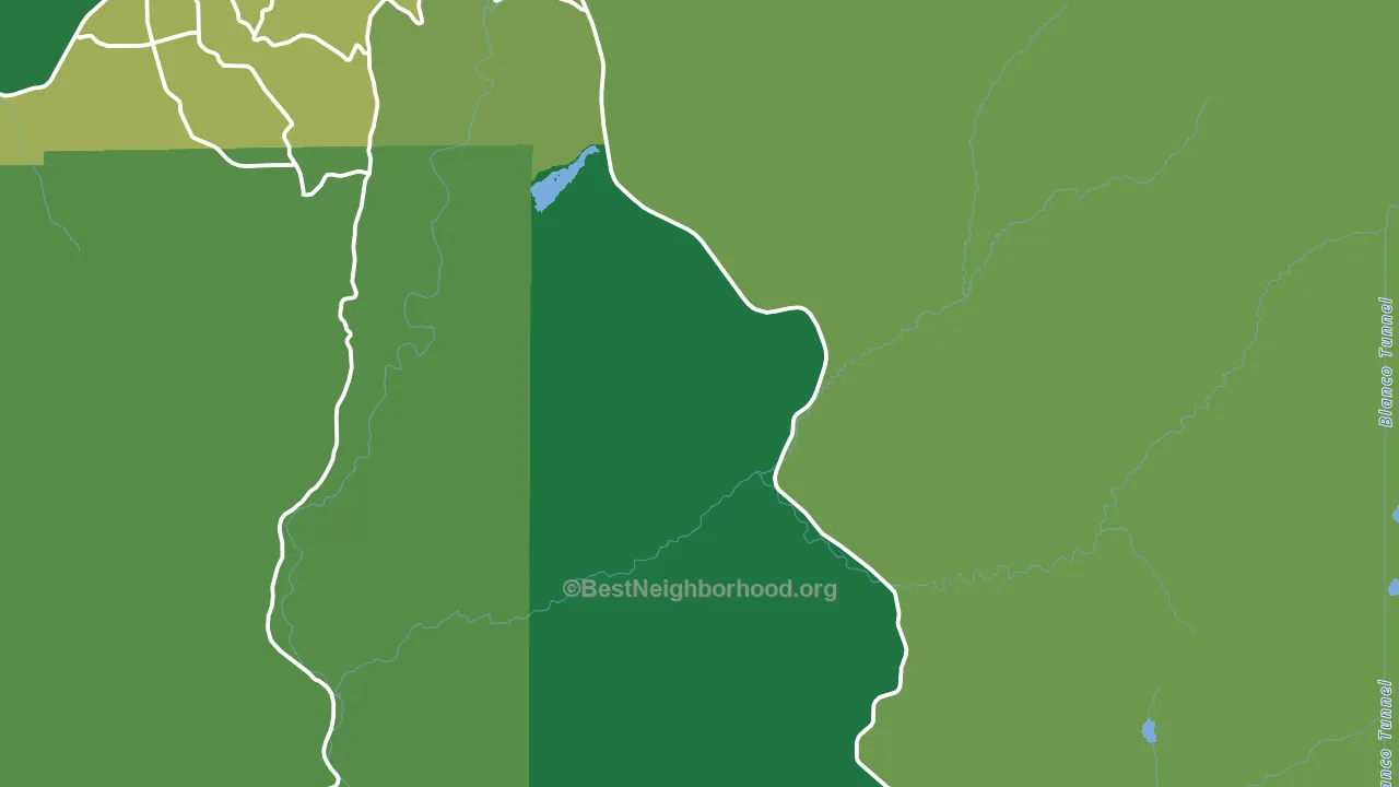 Trujillo, CO block-group voter-turnout map