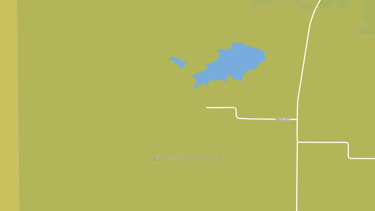 Truscott, TX block-group voter-turnout map