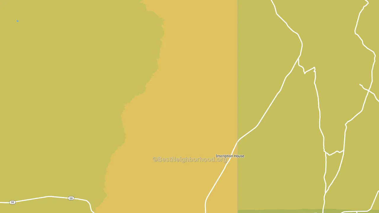 Tsegi, AZ block-group voter-turnout map