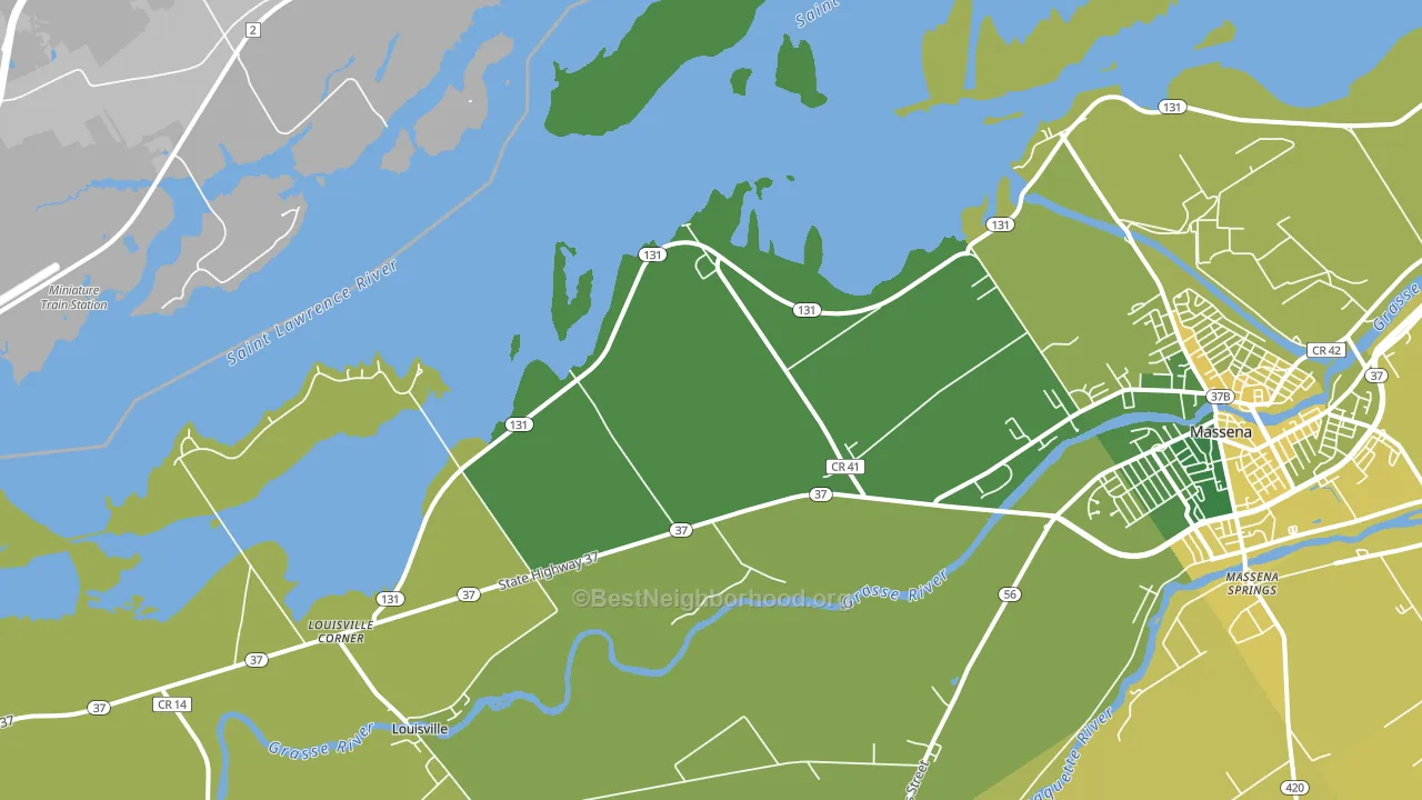 Tucker Terrace, NY block-group voter-turnout map