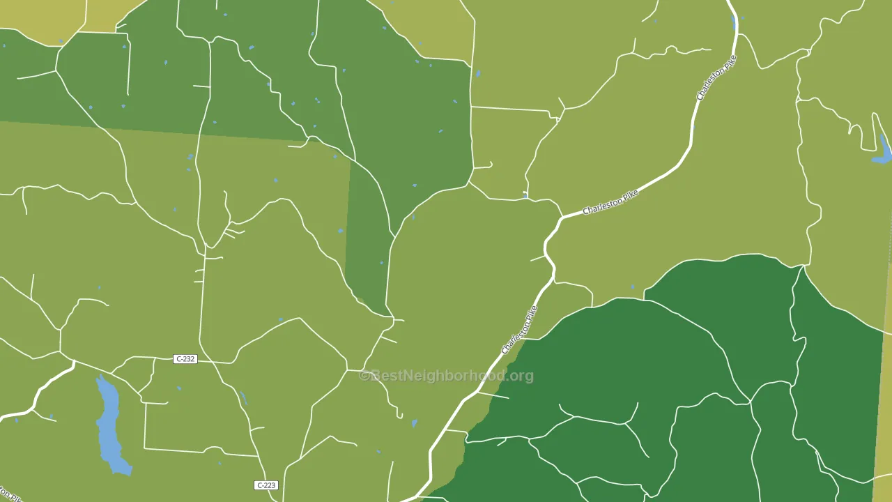 Tucson, OH block-group voter-turnout map