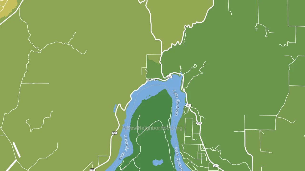 Tumtum, WA block-group voter-turnout map