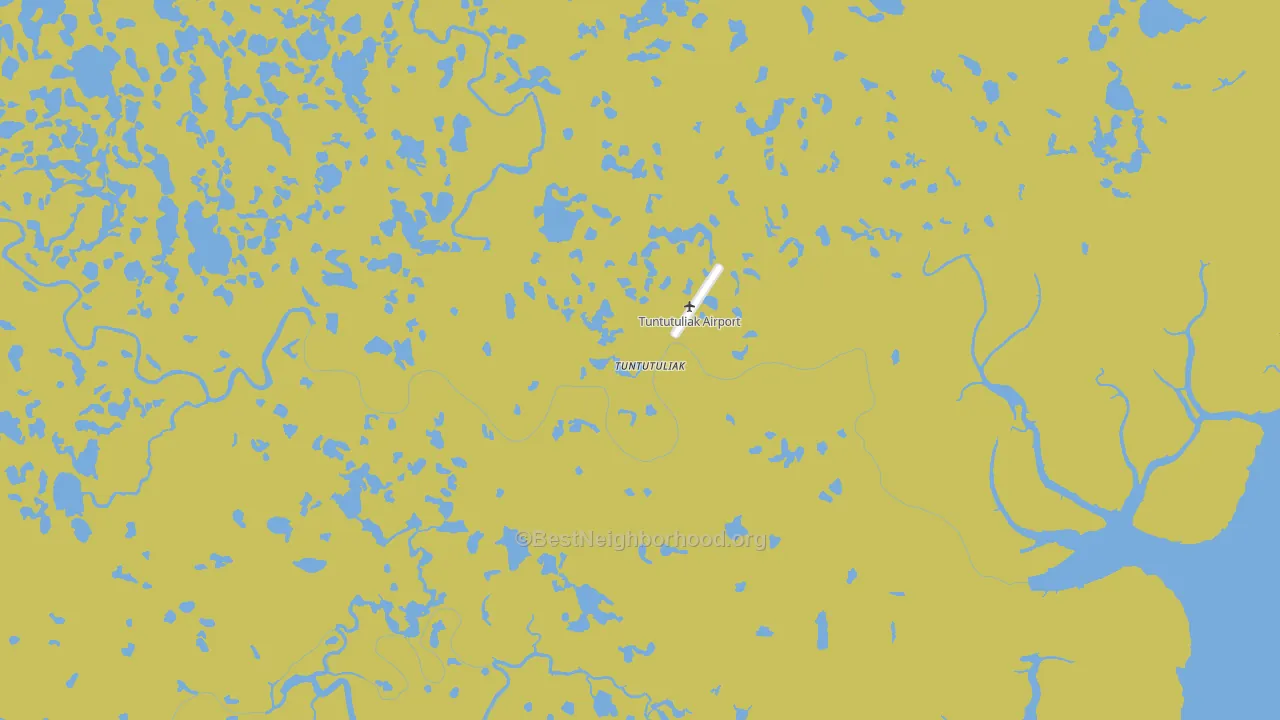 Tuntutuliak, AK block-group voter-turnout map
