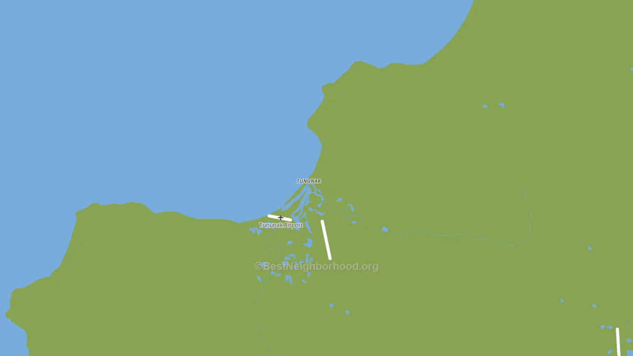 Tununak, AK block-group voter-turnout map