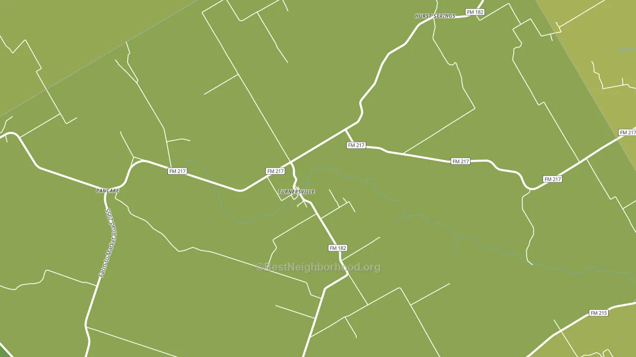 Turnersville, TX block-group voter-turnout map