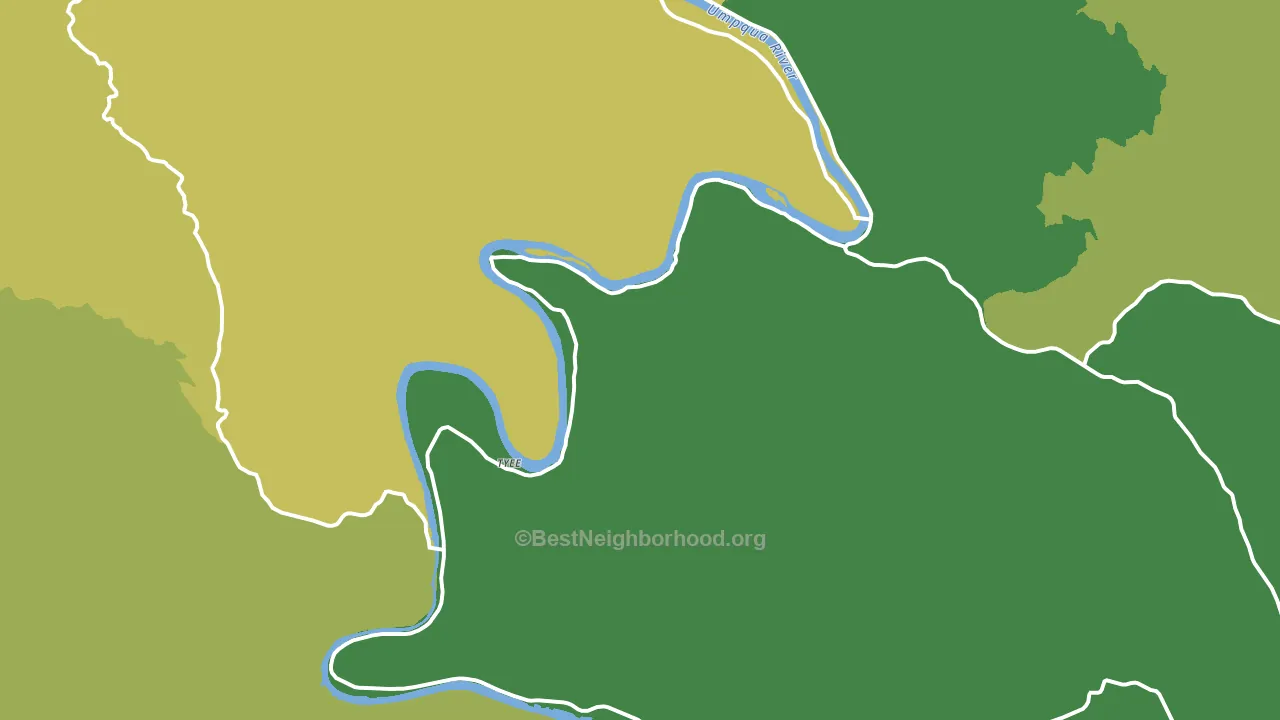 Tyee, OR block-group voter-turnout map