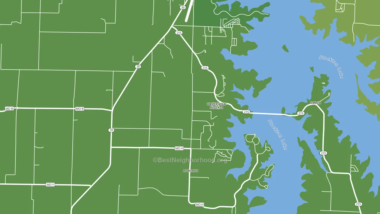 Umber View Heights, MO block-group voter-turnout map