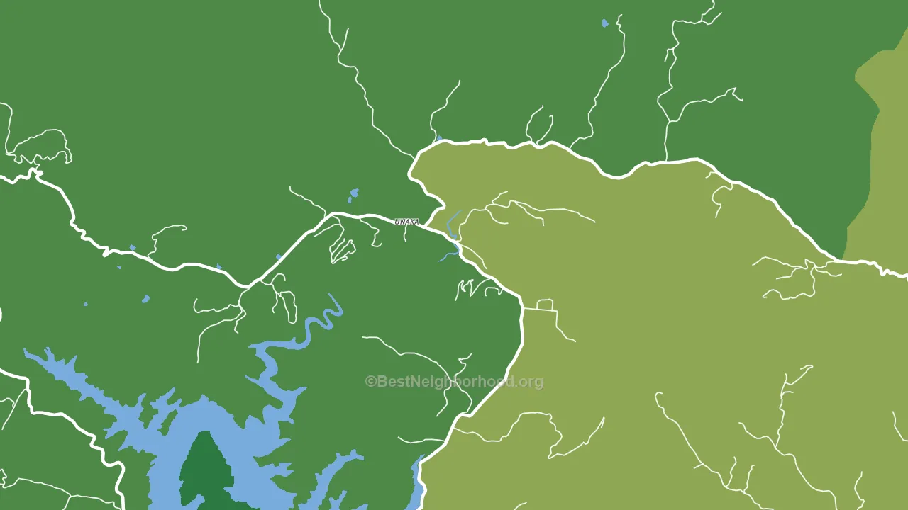 Unaka, NC block-group voter-turnout map