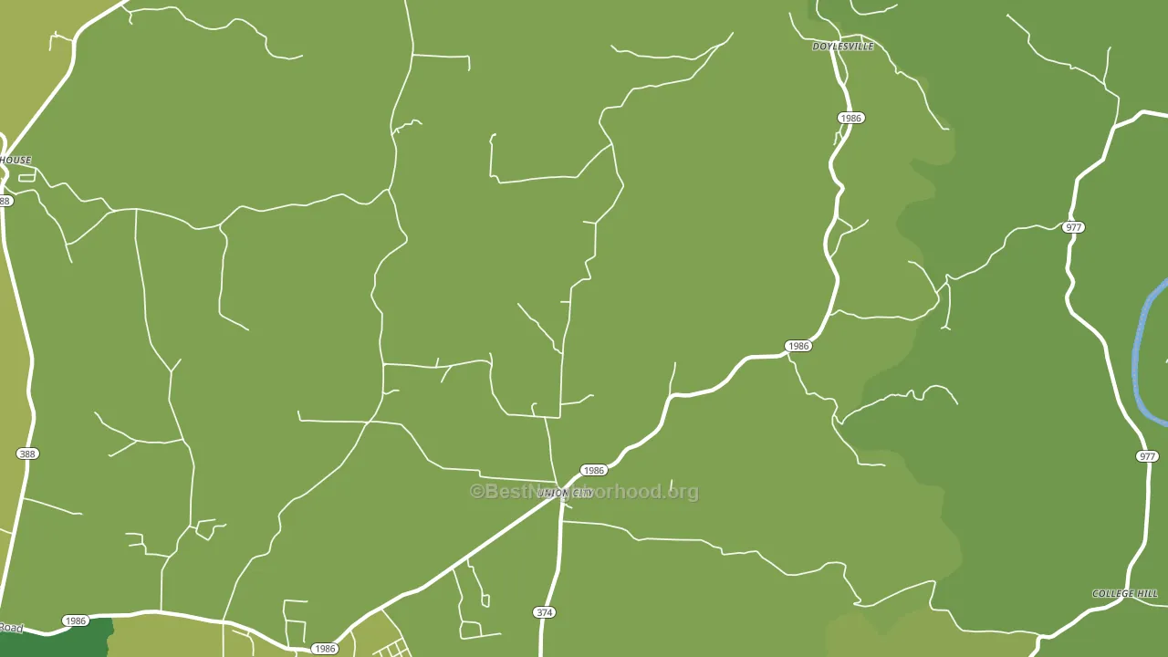Union City, KY block-group voter-turnout map