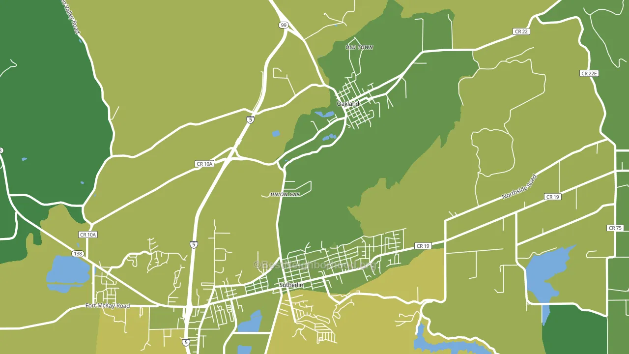 Union Gap, OR block-group voter-turnout map