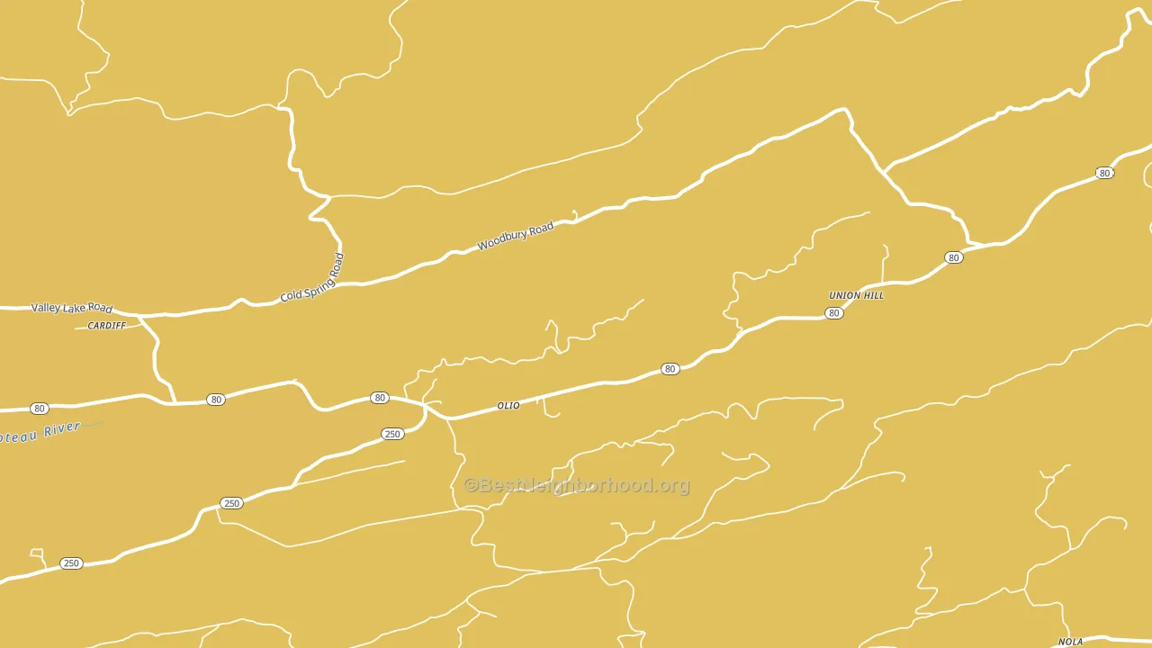 Union Hill, AR block-group voter-turnout map