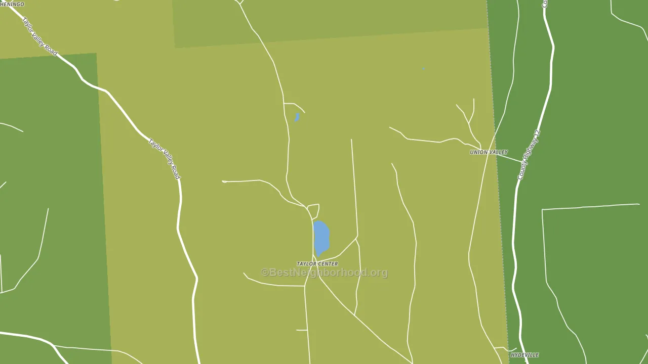 Union Valley, NY block-group voter-turnout map