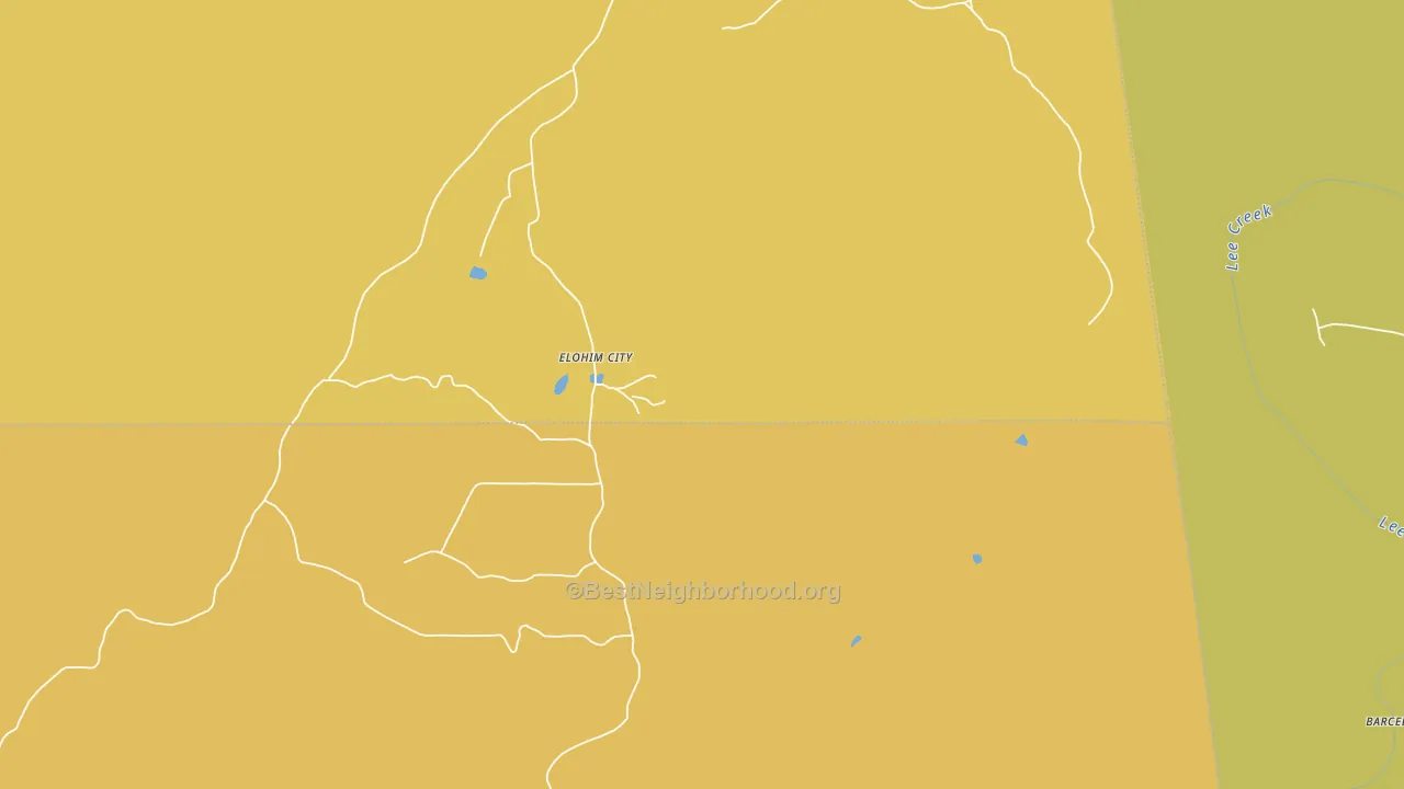 Uniontown, OK block-group voter-turnout map