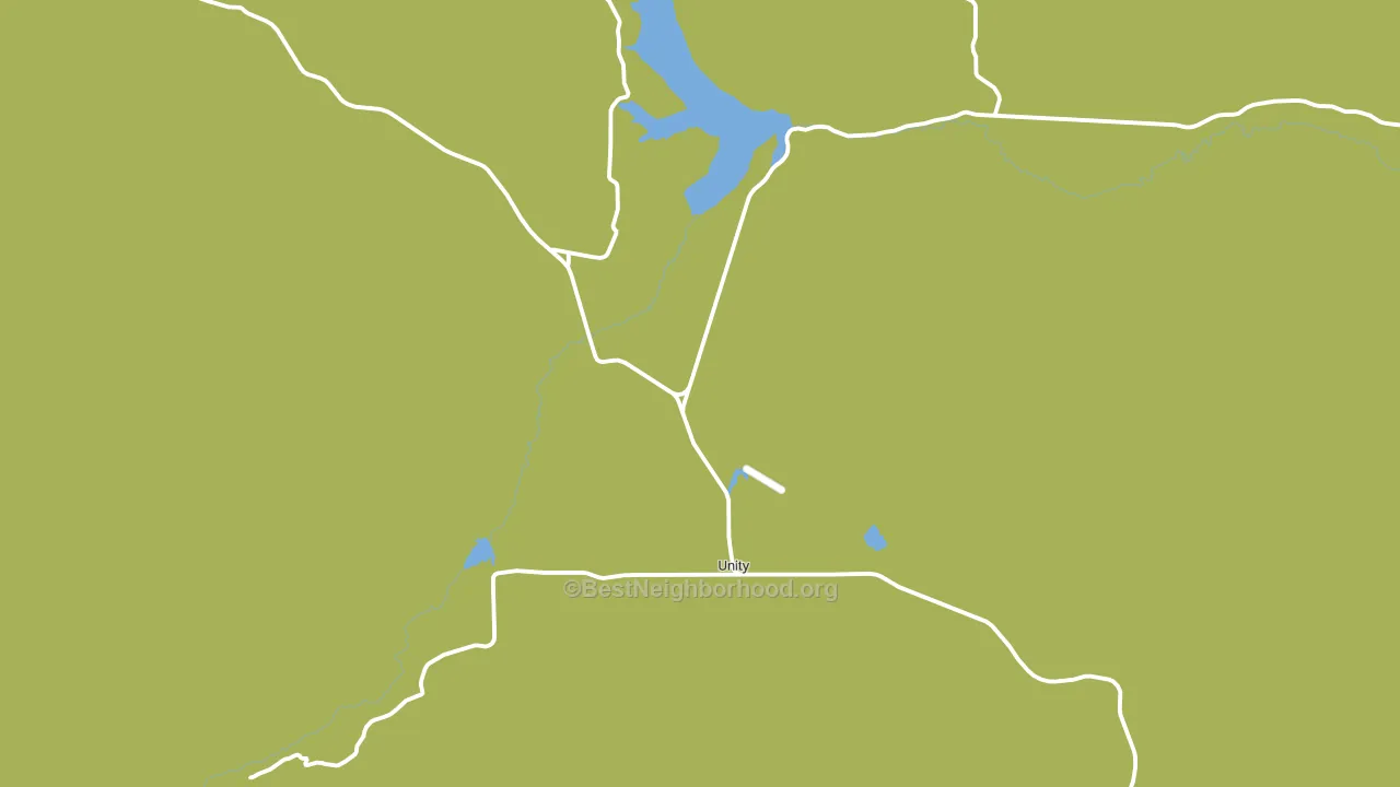 Unity, OR block-group voter-turnout map