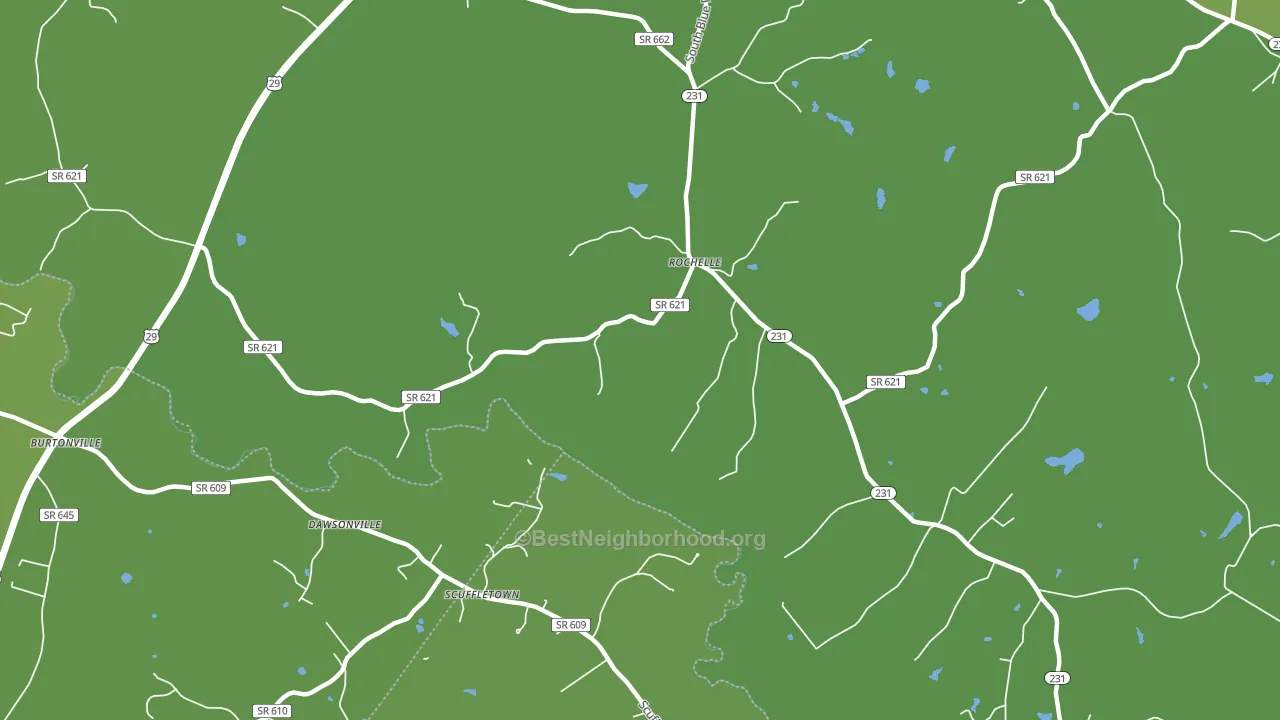 Uno, VA block-group voter-turnout map