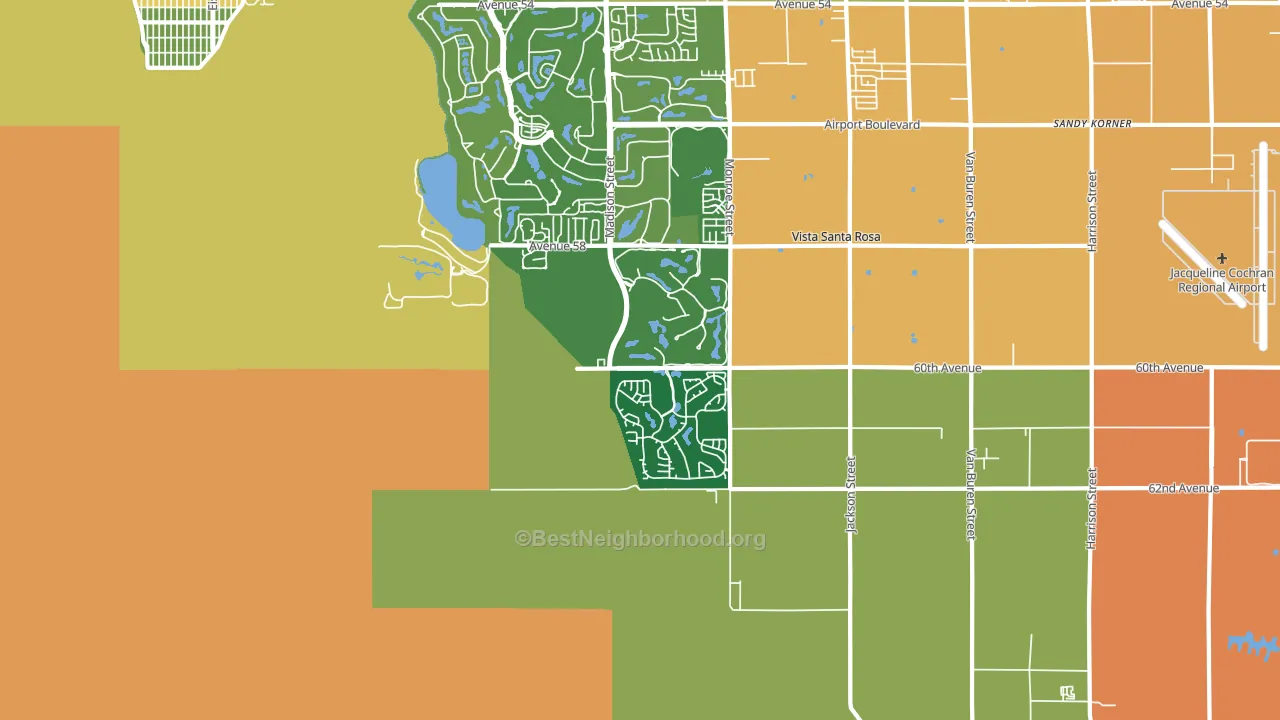 Valerie, CA block-group voter-turnout map
