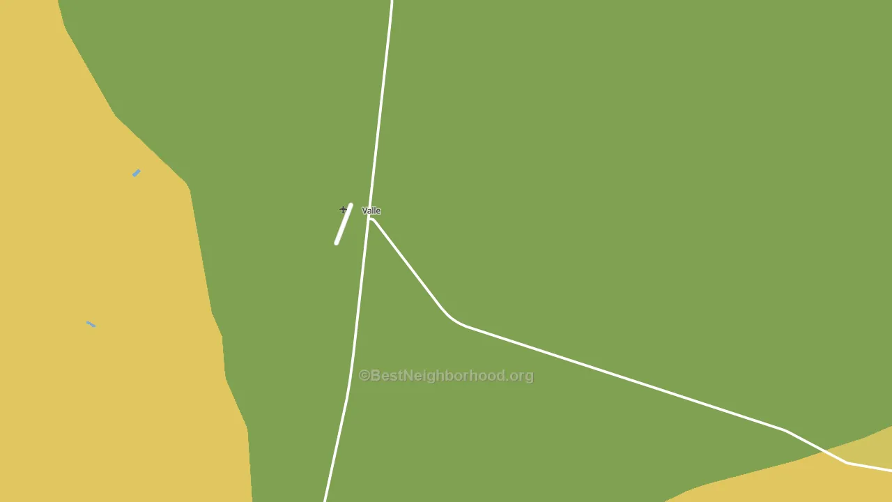 Valle, AZ block-group voter-turnout map
