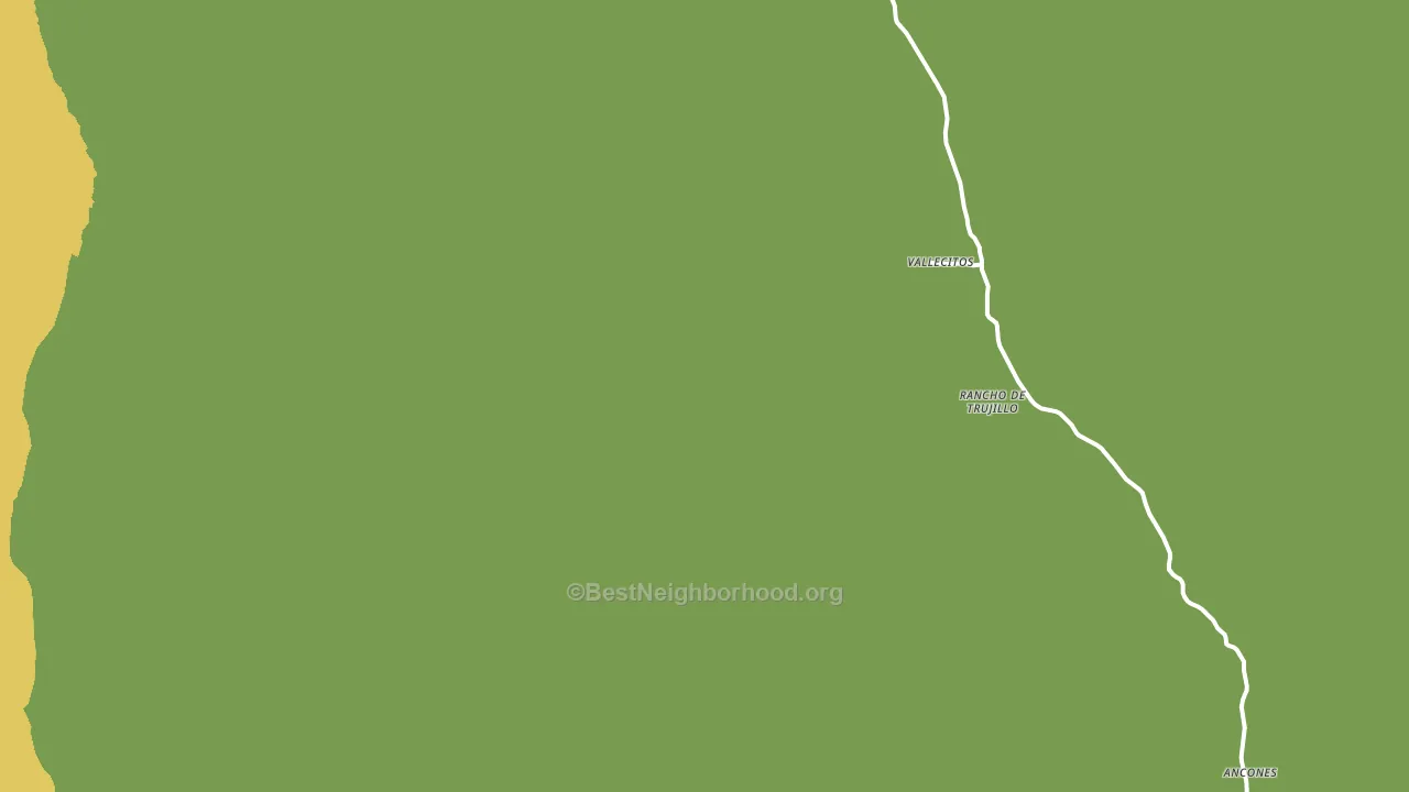 Vallecitos, NM block-group voter-turnout map